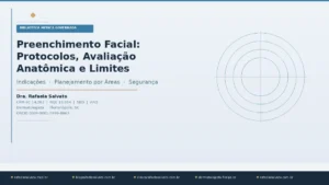 Preenchimento facial protocolos avaliação anatômica indicações e limites — Biblioteca Médica Governada Dra. Rafaela Salvato CRM-SC 14.282 dermatologista Florianópolis SC