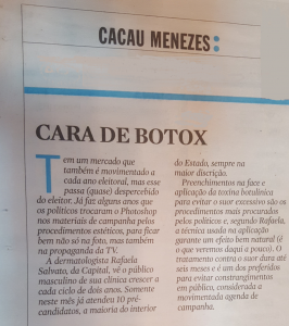 cacau menezes dermatologista botox